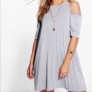 Open shoulder Strappy swing dress